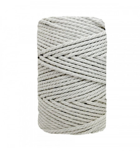 Macramé 3mm gris twist
