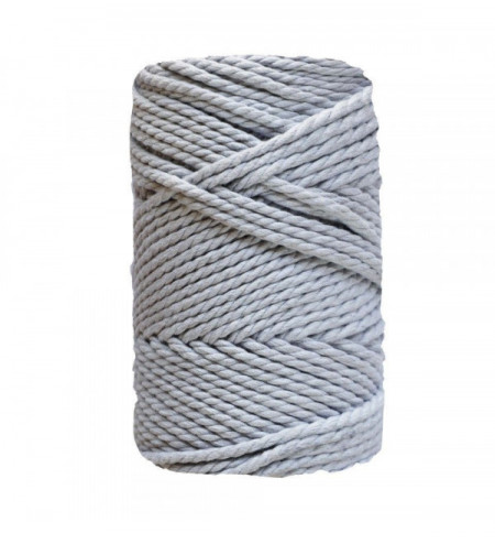 Macramé 3mm gris claro