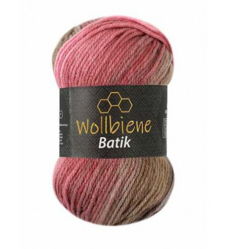 Batik color 5050 rosa marrón