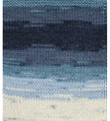 Batik color 5500 azul blanco