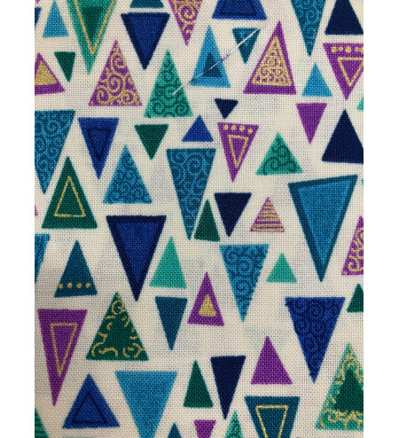 Tela Fat quarter triangulos...
