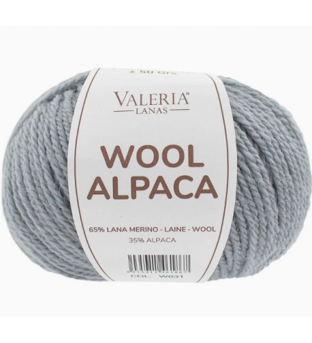Wool Alpaca gris medio 31