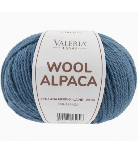 Wool Alpaca azul 34