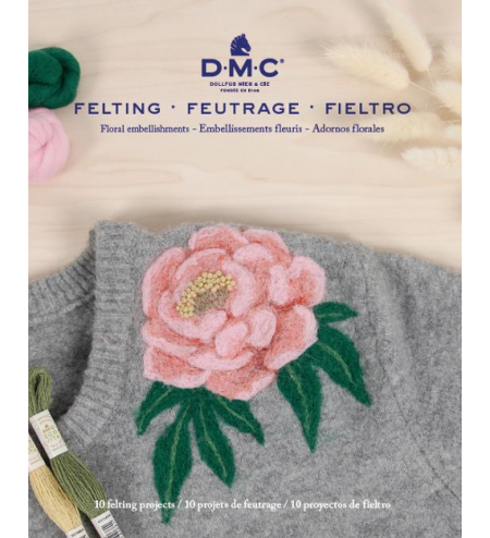 Fieltrar adornos florales...