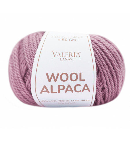 Wool Alpaca malva 33