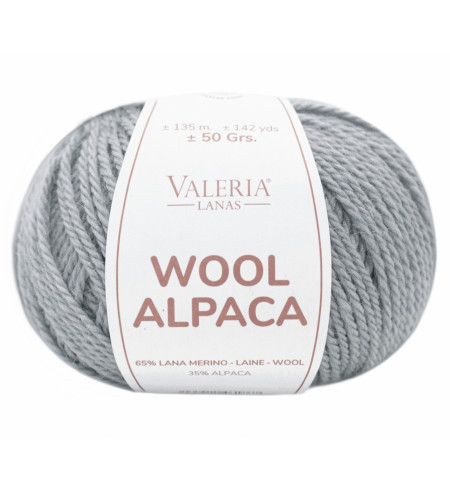 Wool Alpaca gris medio 31