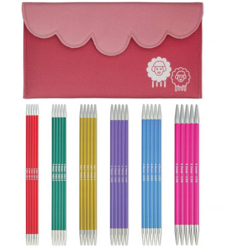 Set agujas doble punta 20cm...