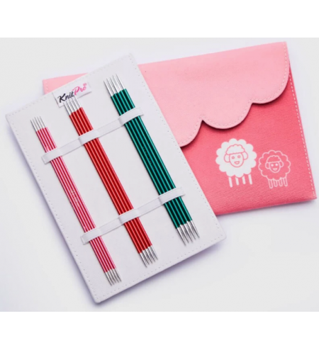 Set agujas doble punta 15cm...