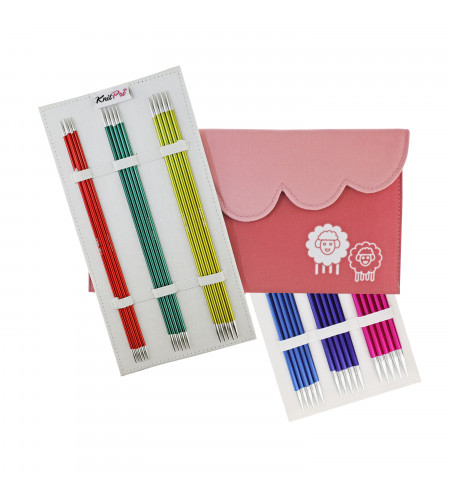 Set agujas doble punta 20cm...