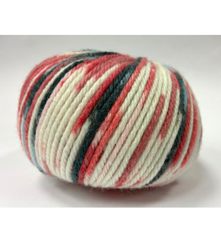 Merino Top Estampados rojos...